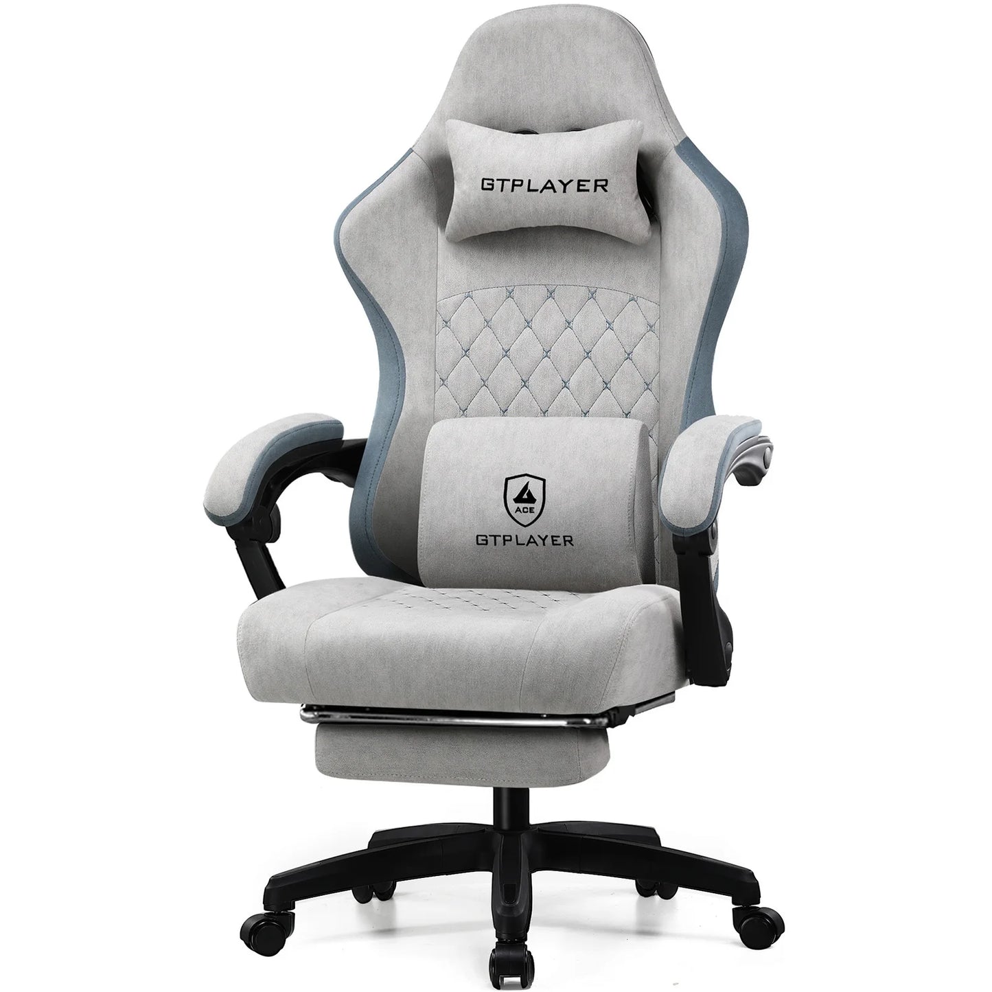 Gaming Chair – Ergonomic Office Chair with Pocket Spring, Lumbar & Footrest