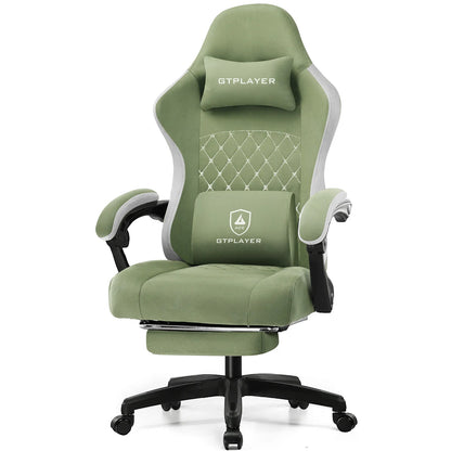 Gaming Chair – Ergonomic Office Chair with Pocket Spring, Lumbar & Footrest