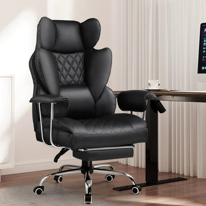 Big & Tall Gaming Chair – Ergonomic Office Chair with Lumbar Support & Footrest