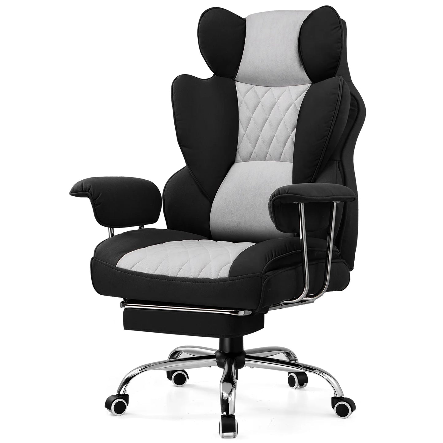 Big & Tall Gaming Chair – Ergonomic Office Chair with Lumbar Support & Footrest