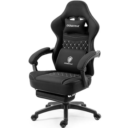 Gaming Chair – Breathable Fabric Office Chair with Pocket Spring & Gel Pad
