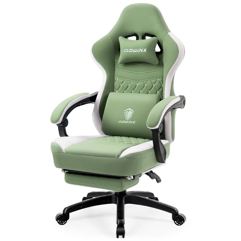 Gaming Chair – Breathable Fabric Office Chair with Pocket Spring & Gel Pad
