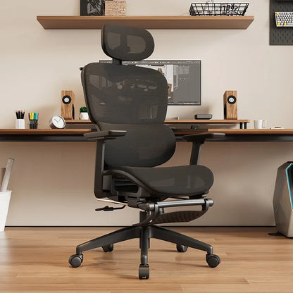 Ergonomic Office Chair – 3D Armrests & Lumbar Support Mesh Desk Chair