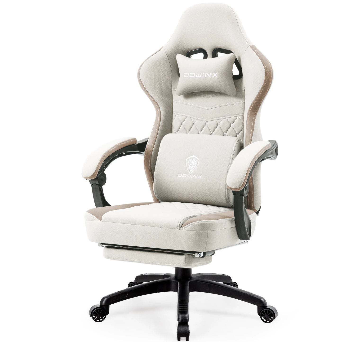Gaming Chair – Breathable Fabric Office Chair with Pocket Spring & Gel Pad