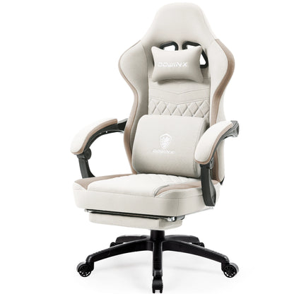 Gaming Chair – Breathable Fabric Office Chair with Pocket Spring & Gel Pad