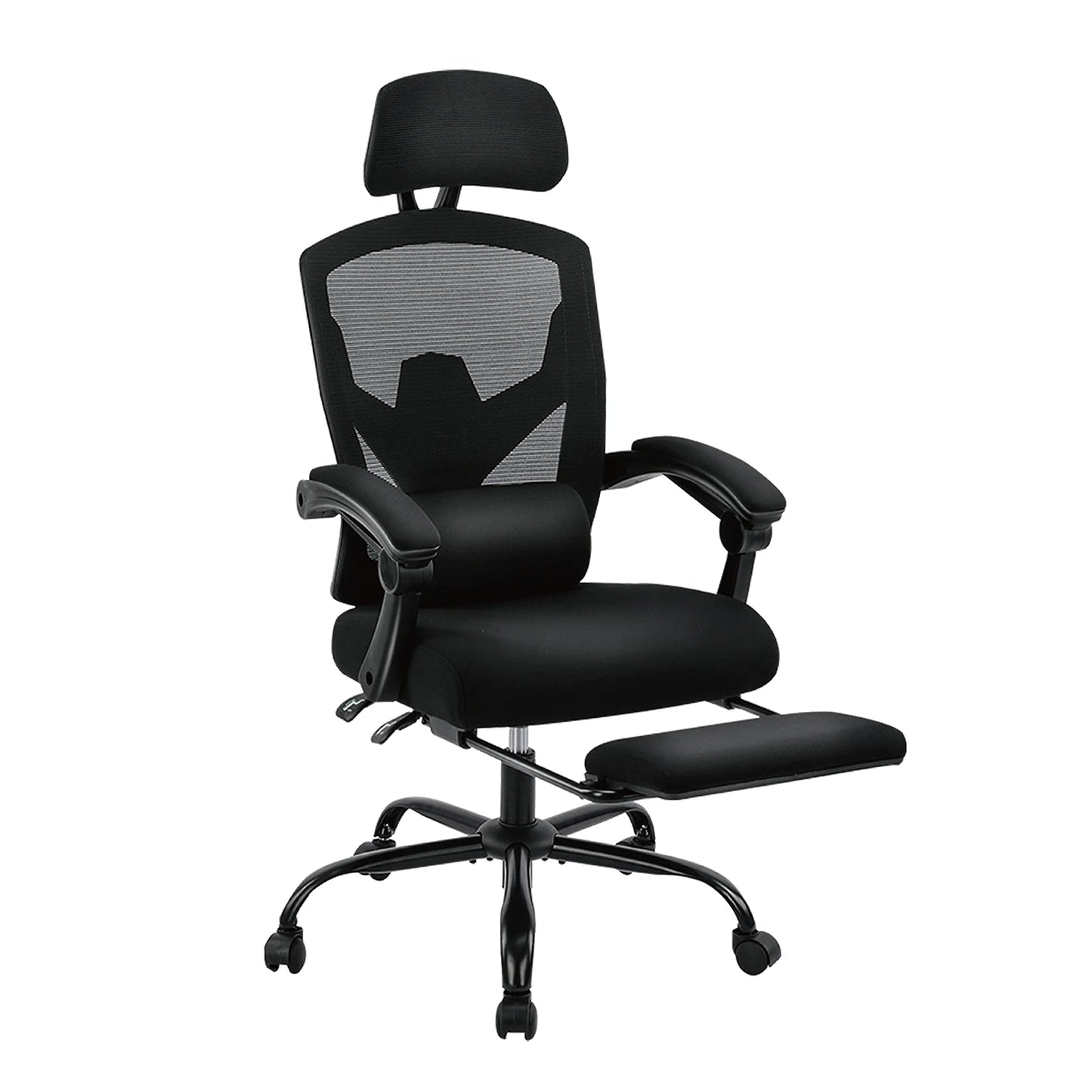 Ergonomic High Back Mesh Gaming Chair – Reclining Rocking Desk Chair with Lumbar Pillow