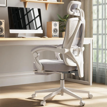 Ergonomic Mesh Office Chair – Adjustable Lumbar & Headrest Desk Chair