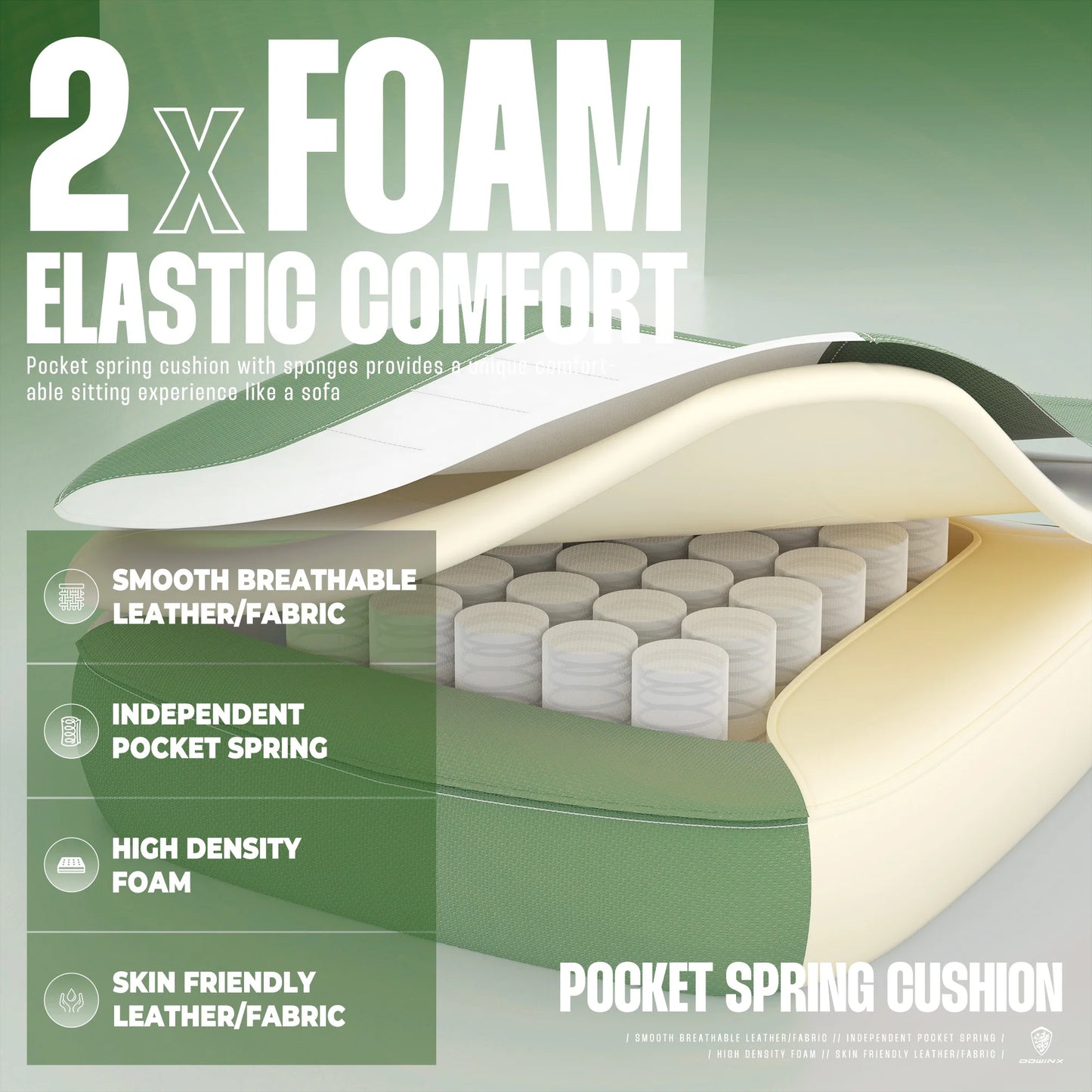 Fabric Gaming Chair – Big & Tall Gamer Chair with Footrest for Adults