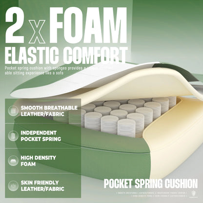 Fabric Gaming Chair – Big & Tall Gamer Chair with Footrest for Adults