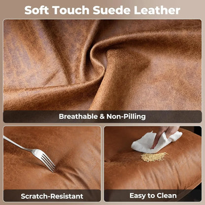 Ergonomic Leather Office Chair – High Back Executive Desk Chair with Lumbar Support