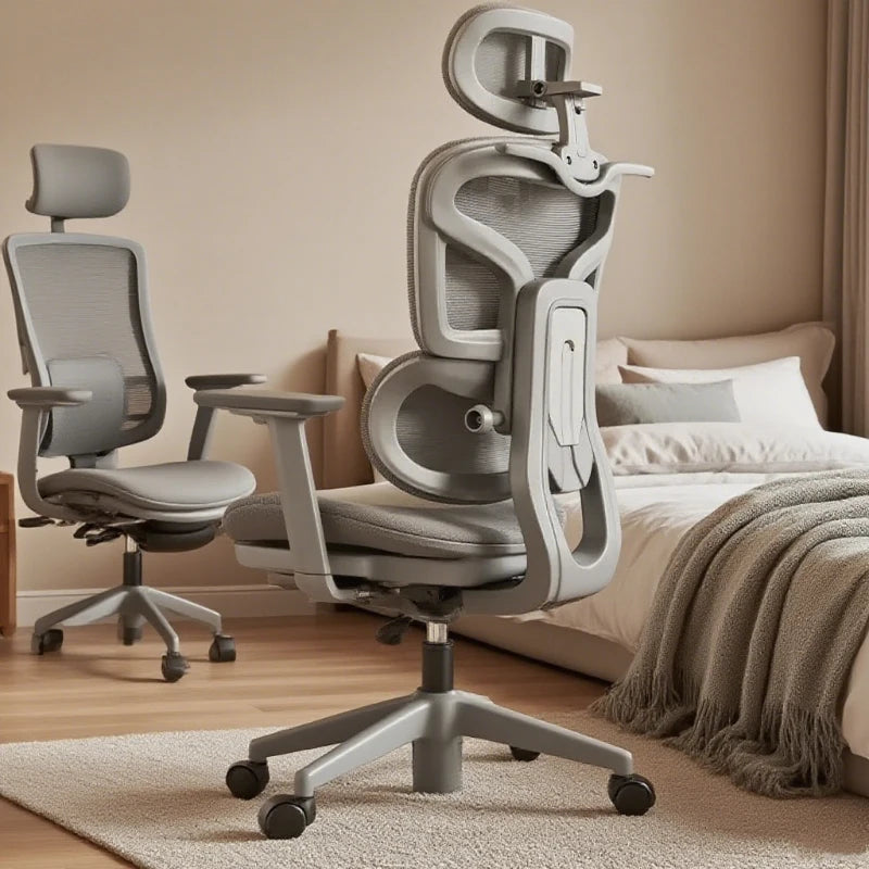 Ergonomic Office Chair – 3D Armrests & Lumbar Support Mesh Desk Chair