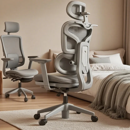 Ergonomic Office Chair – 3D Armrests & Lumbar Support Mesh Desk Chair