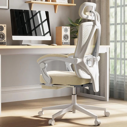 Ergonomic Mesh Office Chair – Adjustable Lumbar & Headrest Desk Chair