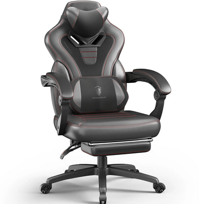 Fabric Gaming Chair – Big & Tall Gamer Chair with Footrest for Adults